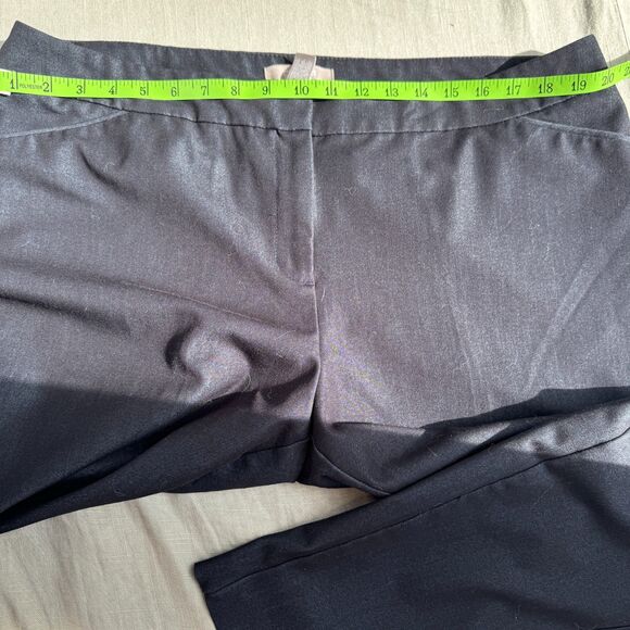 Chico’s 3 (SZ 16-18) Short Black Flat Front Pants Polyester Rayon Spandex Blend - Picture 4 of 8